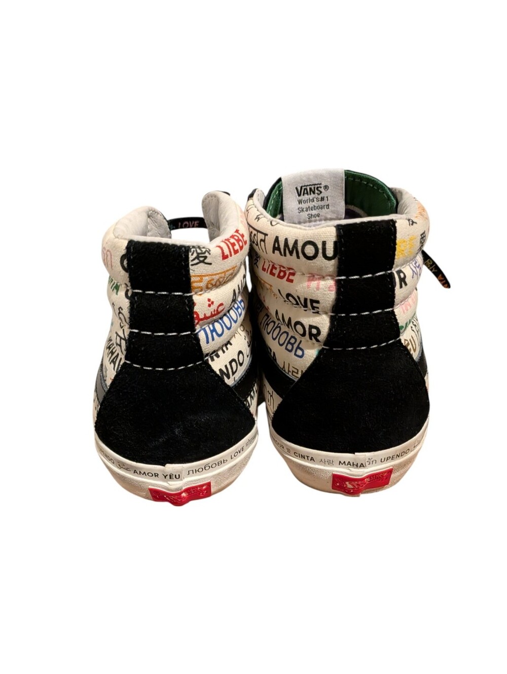 Like New men's Size 8.5 Vans Vault Sk8-Hi VLT LX "Love Pack" - Picture 3 of 7